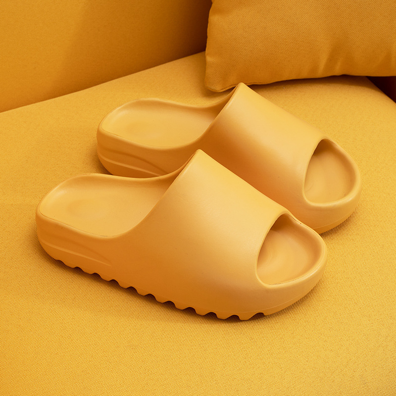 Rimp Skin Solid Color Summer Slippers Flat Shoes Student Flip Flops Slippers Couple Flip Flops Flip Flops_voghion.com
