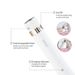 Kit per la cura della pelle femminile 3 in 1: rifinitore elettrico per bikini, modellatore per sopracciglia e depilatorio per il viso, indolore e impermeabile per la cura completa del corpo._voghion.com