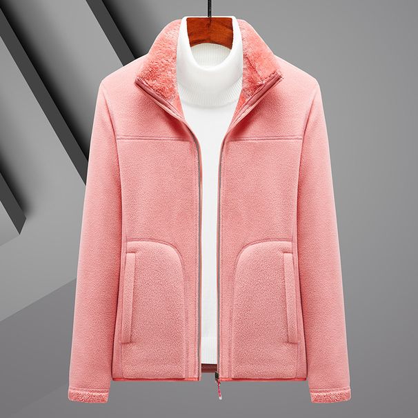 Erkek Giyim Çift Taraflı Polar Giysiler Erkek Polar Polar Şarj Giysileri İç Çanta Büyük Boy Kuzu Polar Kazak_voghion.com