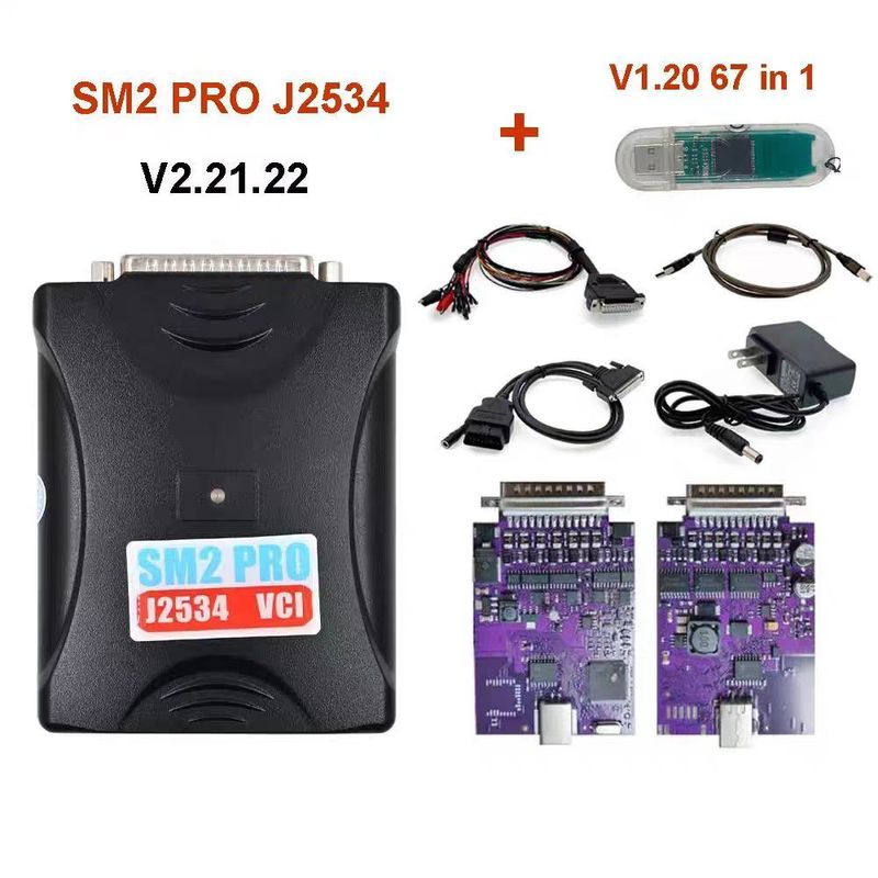 Diagnostikas rīki SM2 PRO V2.21.22 J2534 VCI PCM 67 IN 1_voghion.com