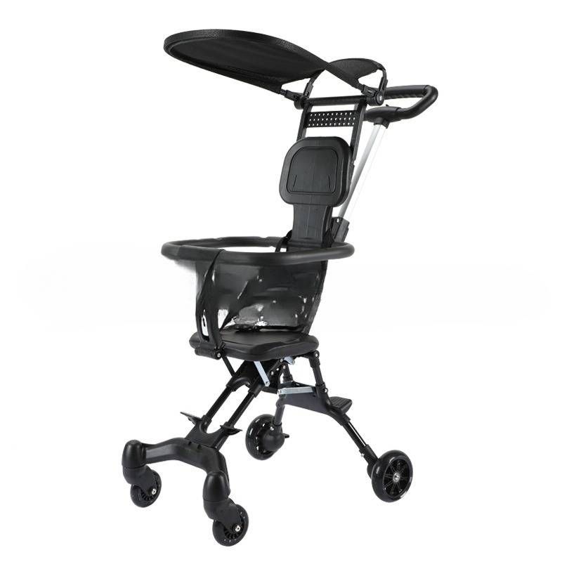 Mutter & Kinder Kinderwagen Ein-Knopf Faltbare Zwei-Wege Sitzbare Leichte Vier Rad Kinderwagen_voghion.com