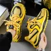 Yellow Chunky Sneakers Men Trendy Versatile Designer Shoes Man 2025 Breathable Comfy Men's Casual Sneakers_voghion.com