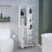 Mott Linen Bathroom Cabinet With Seven Open Shelves, One Drawer And Four Legs_voghion.com