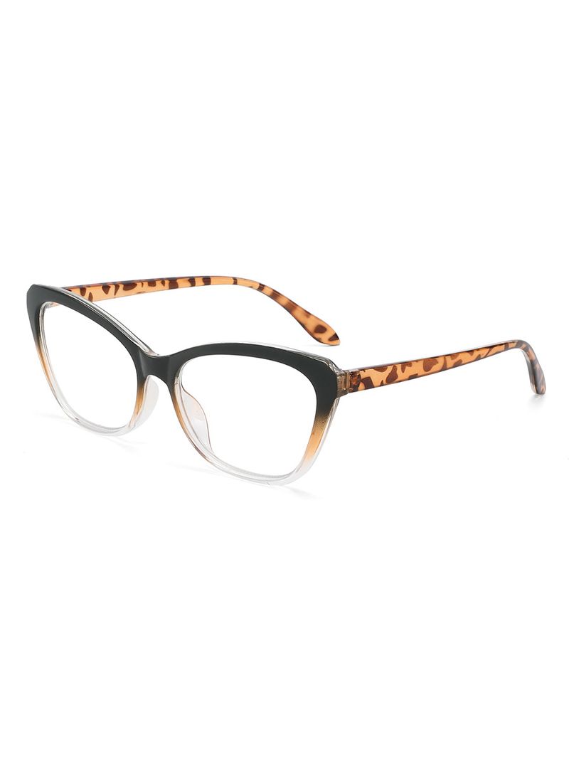 Anti Blue Light Cat Eye Flat Glasses Contrast Color Personality Plain Simple Glasses Frame Cross Border Glasses Frame Reading Glasses T1376_voghion.com