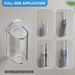 Space Saver Toothbrush Holder - Self Adhesive Bathroom Organizer_voghion.com