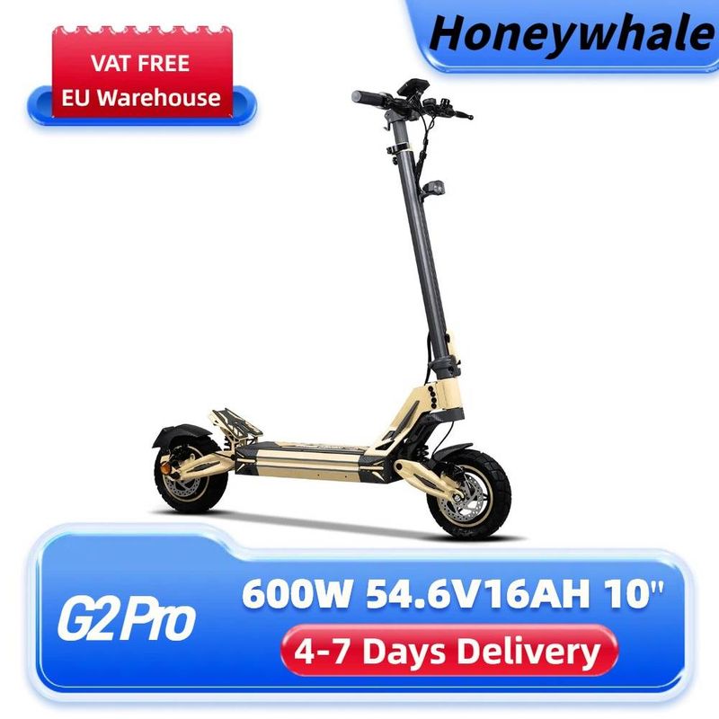 HONEYWHALE G2 Pro 10 colių elektrinis paspirtukas suaugusiems skirtas 900 W visureigio sulankstomas paspirtukas su 54,6 V 16 Ah baterija_voghion.com