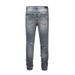 Herrenbekleidung High Street Diamond Splash Ink Wash Hole Patch Patchwork Hot Diamond Jeans Bettlerhose_voghion.com