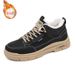 Scarpe invernali da uomo in pile spesso e caldo cotone, stivali Martin da uomo con plateau e stivali da neve per esterni_voghion.com