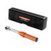 Click Torque Wrench Set 1/4 Inch Drive 20-200lbf-in /2.3-22.6N.m 72-Tooth Orange_voghion.com