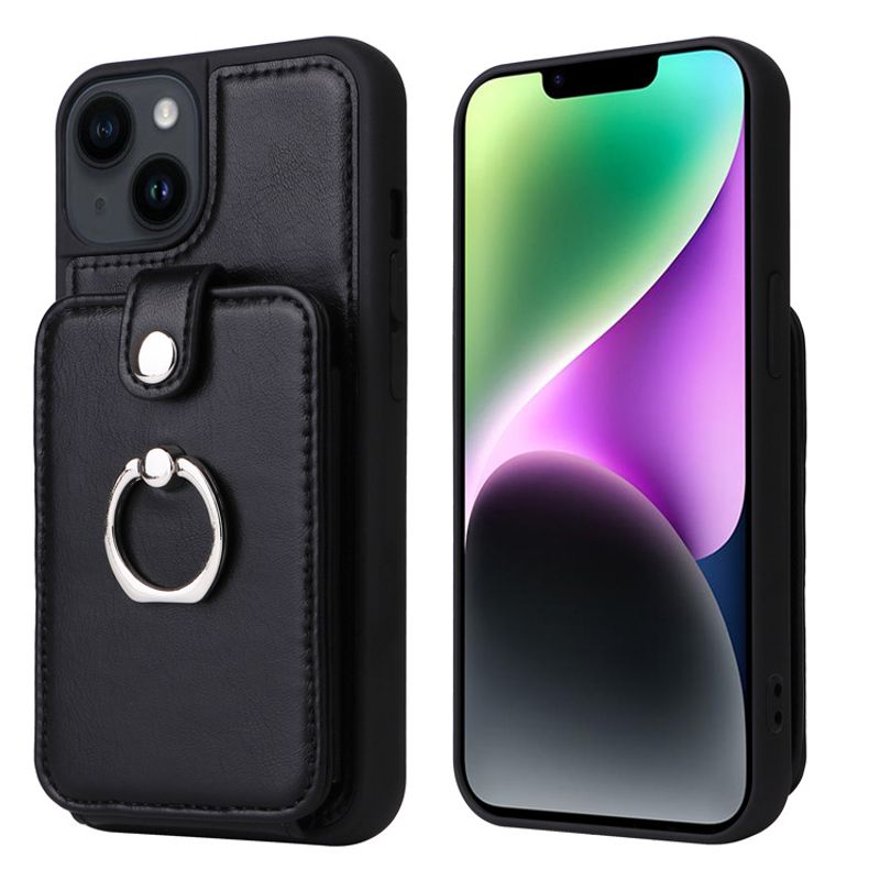 Suitable for Apple iphone14 mobile phone case 13promax creative leather anti-fall 12 organ card mobile phone leather case_voghion.com