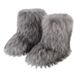 Warme Winterstiefel, dicke rutschfeste Pelzstiefel, mittellange Damen-Freizeitschuhe_voghion.com