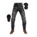 Motorcycle Kevlar Riding Pants With Dual Zippers, Stretch Denim Jeans For Men & Women, Slim Fit, All-Season Protection For Bike & Racing_voghion.com