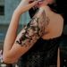 Lasting 15 Days Temporary Waterproof Non-reflective Female Warrior Pattern Sticker Body Art Girl Arm Tattoo_voghion.com
