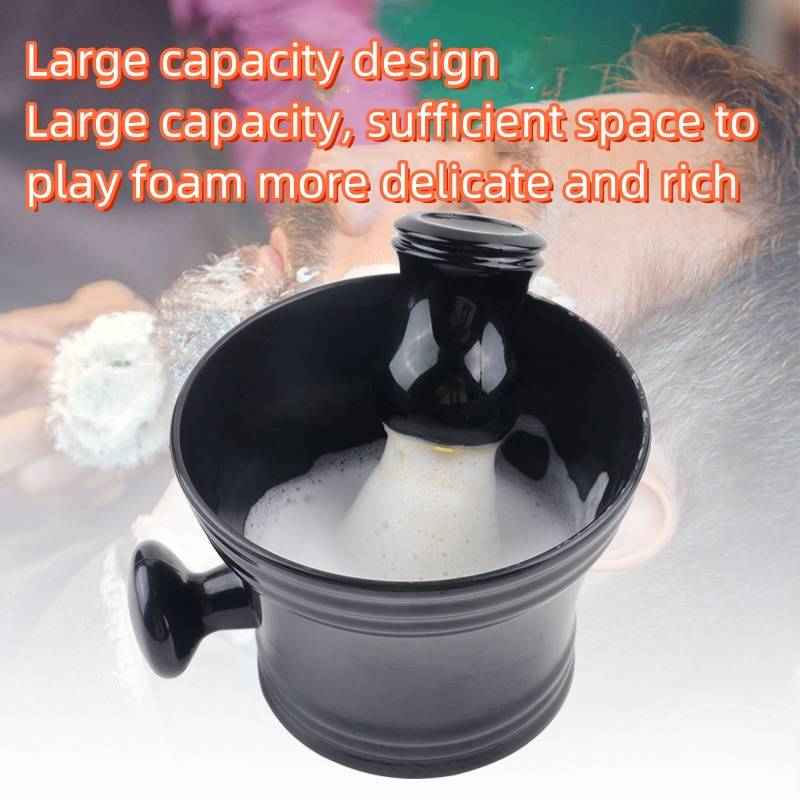 Hair salon Man shave Shave Face Foaming bowl Brush soap bowl Shape tool Foaming bowl Shave brush_voghion.com