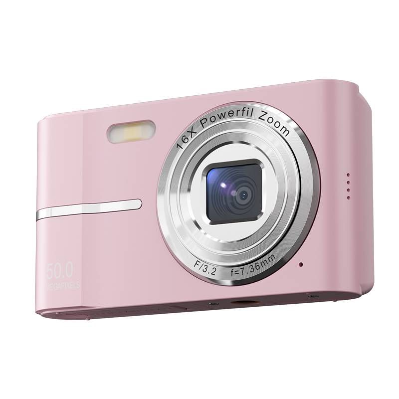 Přenosný digitální fotoaparát pro studenty, fotografování a nahrávání videa na akademické půdě, VLOG kamera s 32G paměťovou kartou, dárek k narozeninám, vánoční dárek._voghion.com