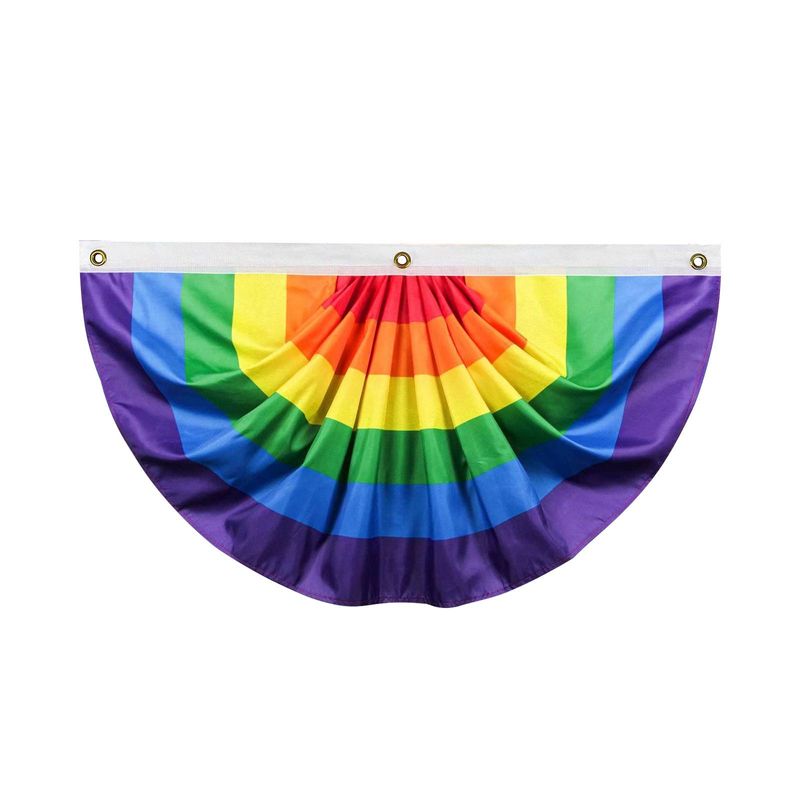 Manga de viento arcoíris del orgullo: decoración colgante simbólica LGBTQ+ para exteriores para celebrar el Mes del Orgullo, el jardín, el patio y el hogar._voghion.com