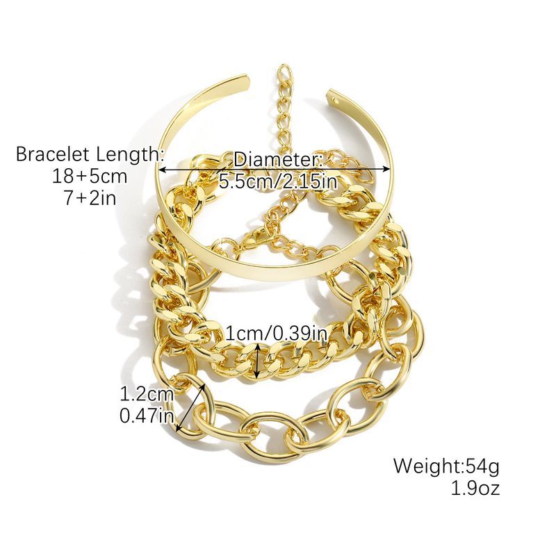 Stile leggero e fresco per ragazze, set di braccialetti multistrato di alta qualità_voghion.com