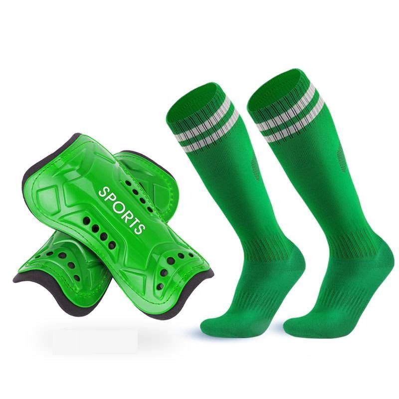 Professional Soccer Shin Guards With Knee-High Socks – Lightweight & Durable Plastic Shin Pads For Football, Basketball & Volleyball_voghion.com