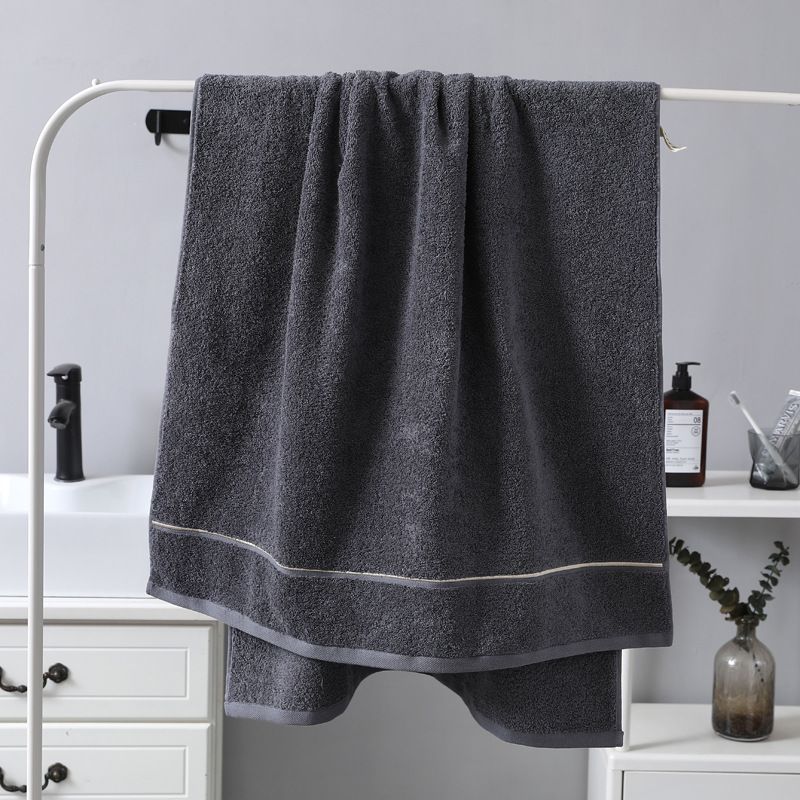Light Luxury Folk Style Pure Cotton Bath Towel Household Bath Towel A Type Baby Long Staple Cotton Bath Towel Soft Absorbent Gift_voghion.com