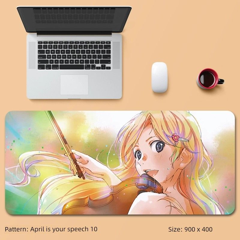 Assist In Fighting April Is Your Lie Mouse Pad Super Large With Ma Sheng Palace Park Kaozawa Department Chun Anime_voghion.com