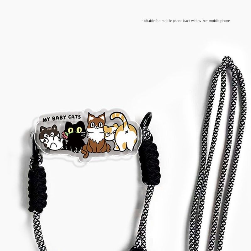 syct Sanchuan Zhi Is Suitable Shell For IPhone Back Splint Halterneck Long Lanyard Crossbody Backpack Mobile Phone Charm Exclusive Supply_voghion.com