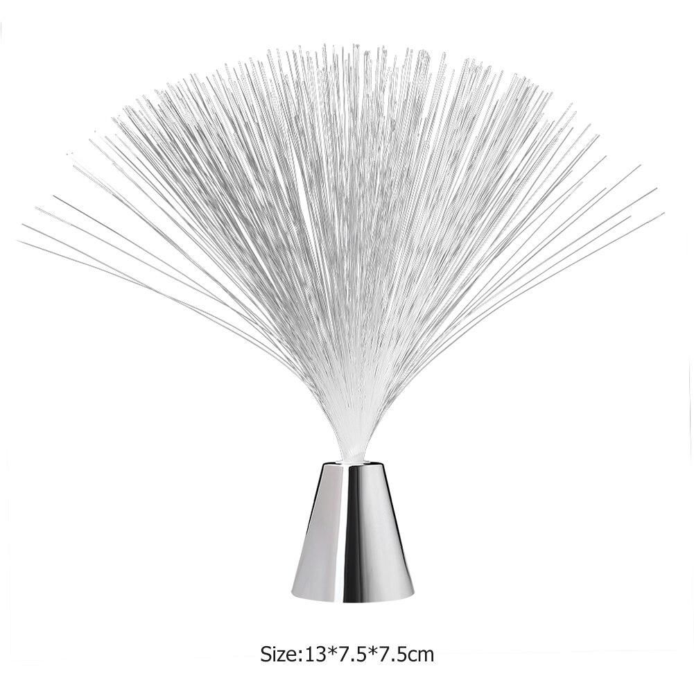 Gaismas LED romantiska RGB krāsu maiņas LED šķiedru naktslampiņa Svētku kāzu akumulatora darbināms Ziemassvētku ballīšu dekoratīvais apgaismojums MYY_voghion.com