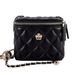 Secret Garden Camellia Quilted Chain Box Small per donna Borsa a tracolla estiva Mini spalla Nuova tendenza 2024_voghion.com