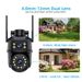 Icsee Gun Ball Linkage Dual Lens Monitoring Dual Screen 360 Degree Outdoor Waterproof HD WiFi Ball Machine Binocular_voghion.com