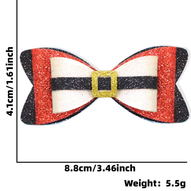 Nouă clemă de Crăciun cu sclipici, drăguță, corn de ren, fulg de nea, cu cioc de rață, accesoriu de păr pentru copii_voghion.com