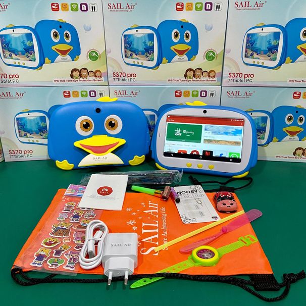 SAIL Air S370pro 7-inch Kids Tablet With Dual SIM, 4G Support, Parental Controls & Educational Apps – Pink/Blue/Black_voghion.com