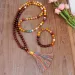 108 Mala Beads Necklace With Tassel 8mm Natural Crystal Gemstone Knotted Meditation Yoga Blessing Bracelet Jewelry_voghion.com