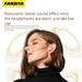 【FANBIYA】New Wireless Bluetooth Earbuds Semi-In-Ear Sports High-Quality Noise Cancelling Long Battery Life Universal_voghion.com