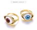Semplice anello in lega d'oro con occhio Yiwu Jewelry_voghion.com