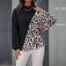 Early Autumn Casual Women's Long Sleeve Hollow Out Off-Shoulder Base Shirt Half High Collar_voghion.com