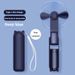 Internet Celebrity 3-in-1 Portable Folding Mini Power Bank Handheld Silent Small Fan USB Port_voghion.com