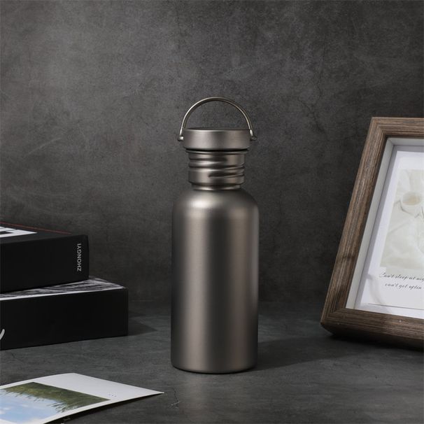 Home & Garden Outdoor large capacity thermos cup pure titanium cup large diameter portable portable sports water bottle_voghion.com