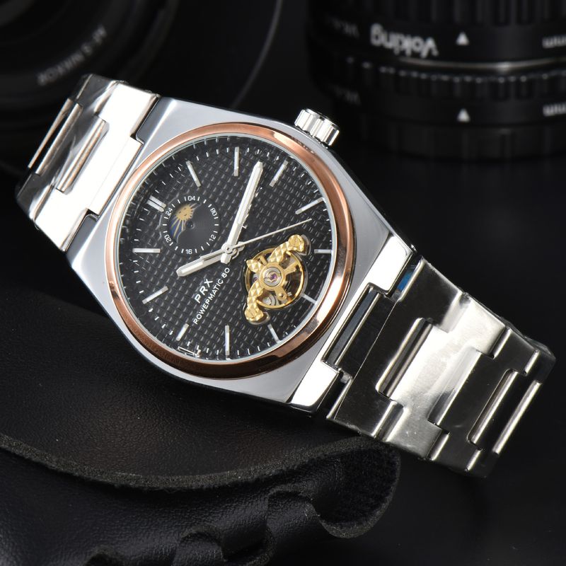 2023 Men's Hot Selling Machinery Talk PRX Automatic Chain Mechanical Watch_voghion.com