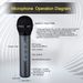 Handheld Dynamic Sound Effect Wireless Microphone with Rechargeable battery, Volume, Echo Control 100ft Range for Party_voghion.com