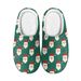 Chaussons de Noël Zees Ebey en peluche imprimée Père Noël, disponibles en dropshipping. Nouveauté en promotion ! Chaussures d'intérieur en coton, disponibles pour Noël._voghion.com
