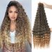 Deep Water Wave Crochet Hair Extensions – Europäischer und amerikanischer Stil, Kunstfaser, lockige Perücke_voghion.com