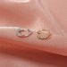 Korean version of simple geometric zircon hollow ear clip cold wind temperament one-piece no hole earrings earrings women's_voghion.com