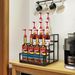 Desktop wine rack coffee bar bottle storage rack coffee syrup rack spice rack display rack wine rack wine wine rack_voghion.com
