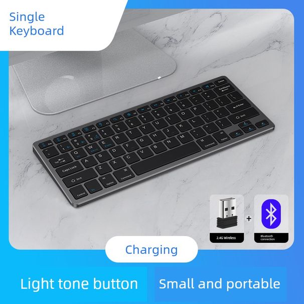 Rechargeable Portable Small Key Mouse Suit Wireless_voghion.com