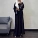Women's Clothing Dubai Arabic Embroidery Embroidered Robe Fashion Abaya Robe Long Skirt Spot_voghion.com