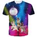 Unschlagbare Qualität 3D Digitaldruck Katze Haustier Kurzarm Lose Casual Herren T-Shirt_voghion.com