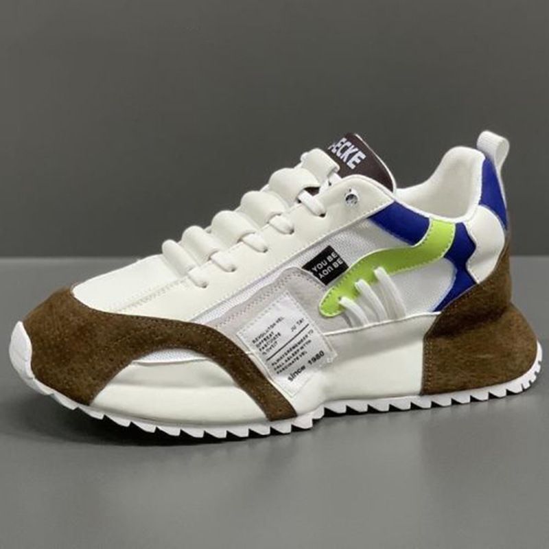 Men's Breathable New Mesh Thick Soled Men's Shoes Sports Casual Increase_voghion.com