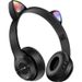 Nouveau casque Bluetooth P47M oreilles de chat vente chaude casque stéréo Bluetooth 5.0 pliable lumineux enfichable_voghion.com