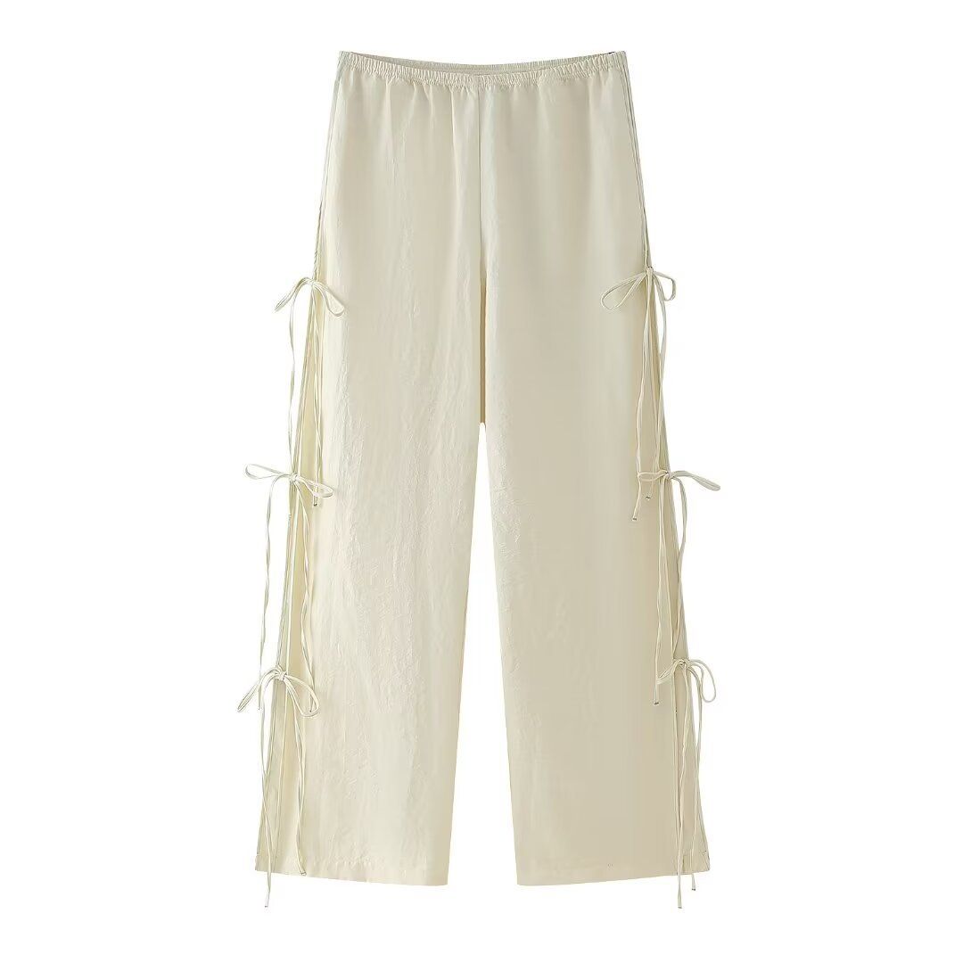 Neue Nylonhose im Pyjama-Stil für Damen im Sommer 2024_voghion.com