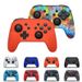 Switch PRO anti slip protective NS game controller water transfer camouflage cover with silicone cap included_voghion.com