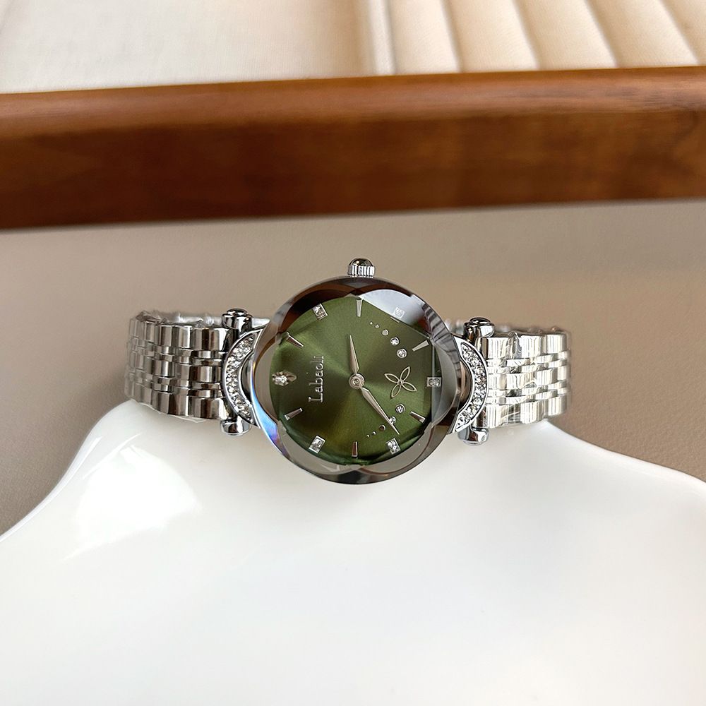 2025 La Baoli Elegant Series Temperament Light Luxury Women's Cut Mirror Independent Second Hand Quartz Watch_voghion.com